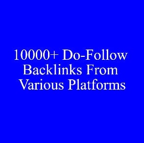I Will Give 10000+ Do-follow backlinks From Various Platforms