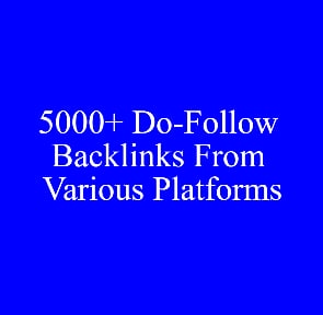 I Will Give 5000+ Do-Follow Backlinks From Various Pl...