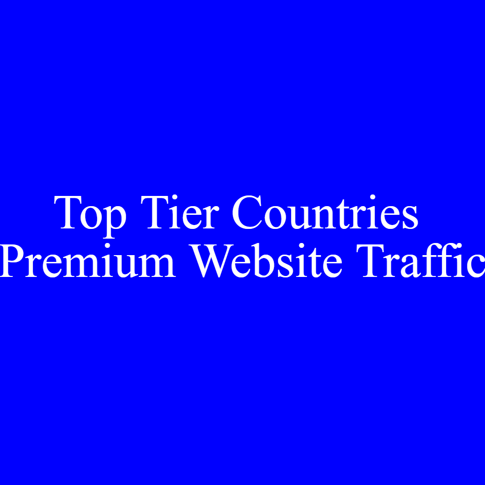 I Will Give 100k Premium Top Tier Country Traffic For Your Website