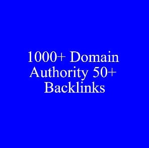 I Will Give 1000+ Domain Authority 50+ Backlinks