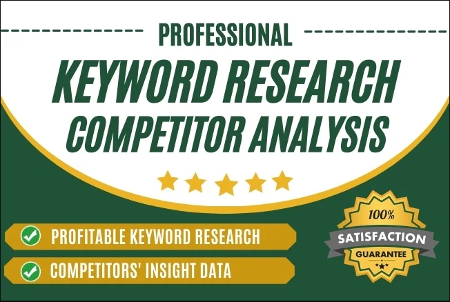 I will do advanced SEO keyword research,competitor analysis and website audit