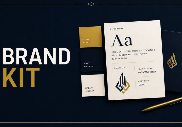 a logo + starter website bundle, BrandDad studio