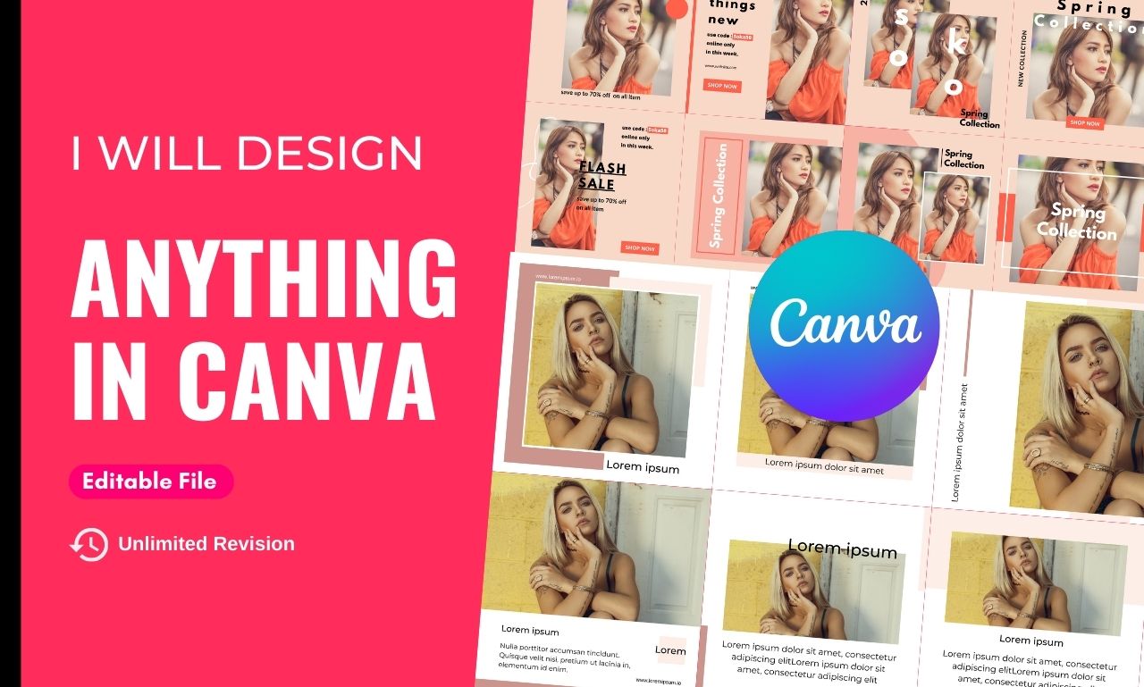 I Will design Anything Using Canva Platform 