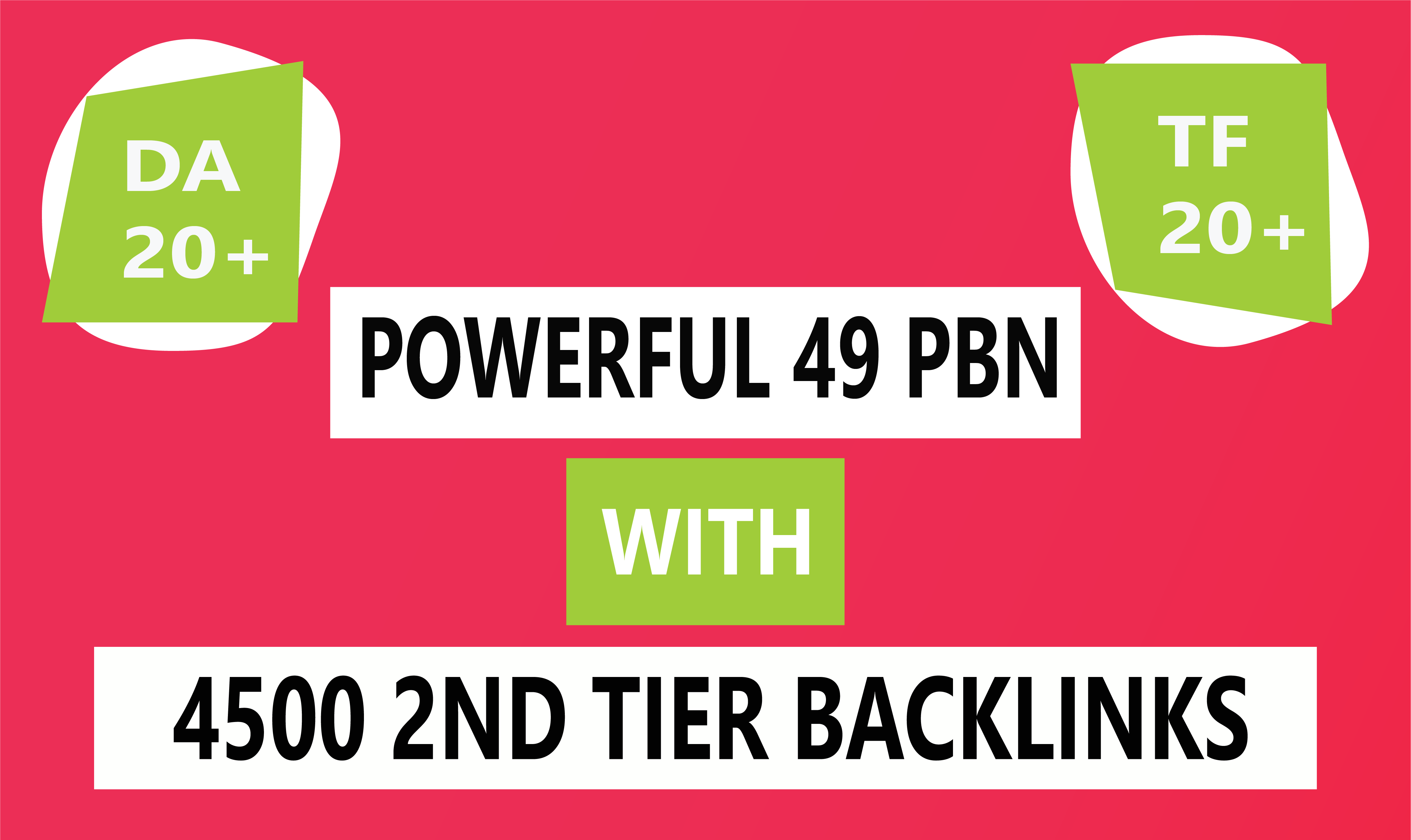 2021 Powerful 49 Homepage Dofollow PBN With 4500 2nd Tier Contextual Backlinks