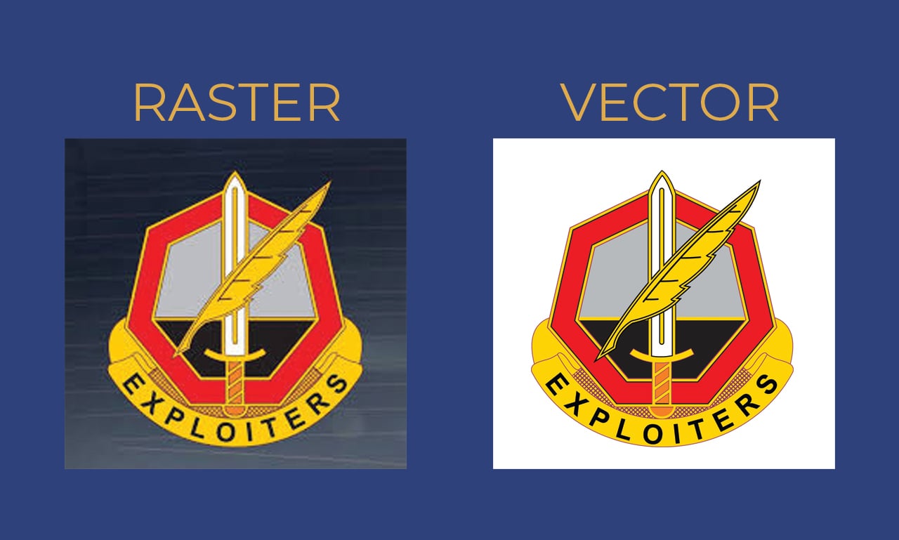 I will manually vector trace, redraw logo to AI, EPS, SVG