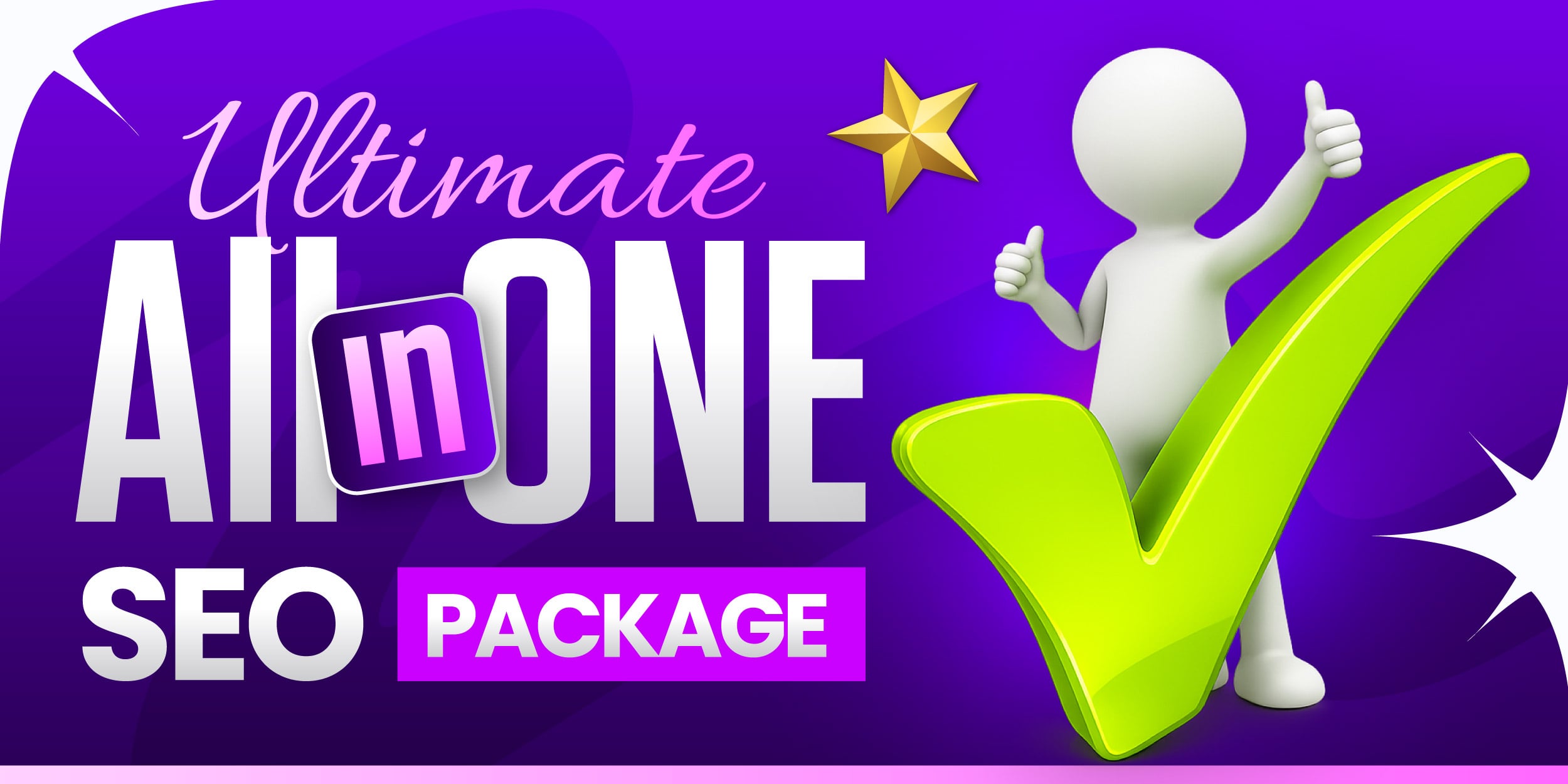 Ultimate All in One SEO Package with High Authority B...