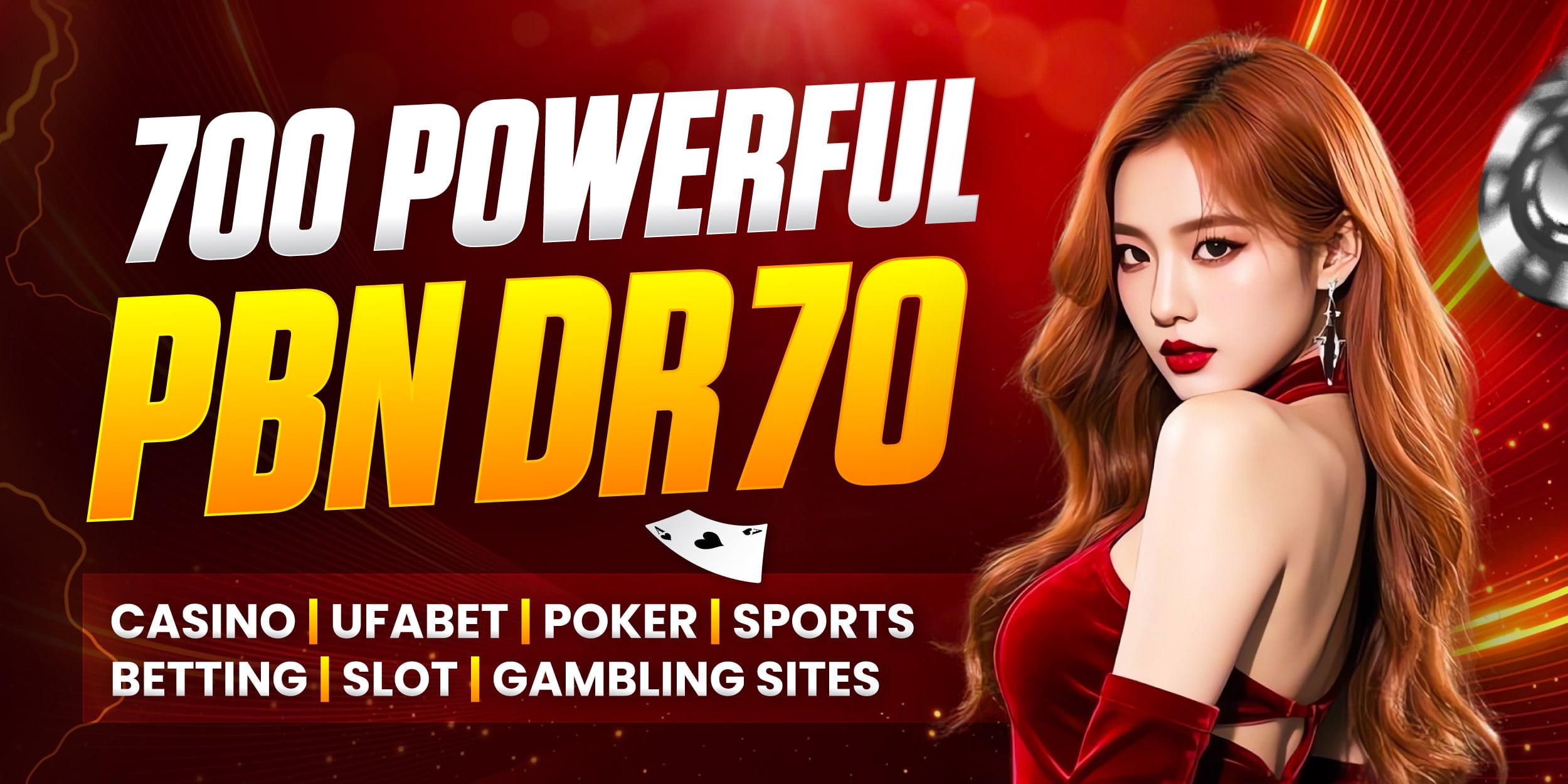 Get 700 Powerful PBN DR70 TO 50 Casino UFAbet Poker sports Betting slot Gambling Websites