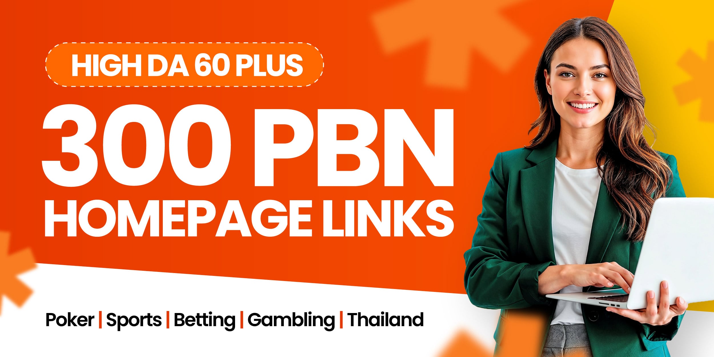 Get 300 Super Authority Homepage DA60+ Gambling PBN Links - That Rank Fast