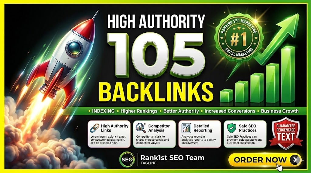 2026 UPDATE 105 Indexable High Authority Foundational SEO Backlinks and Rankings&nbsp;Booster