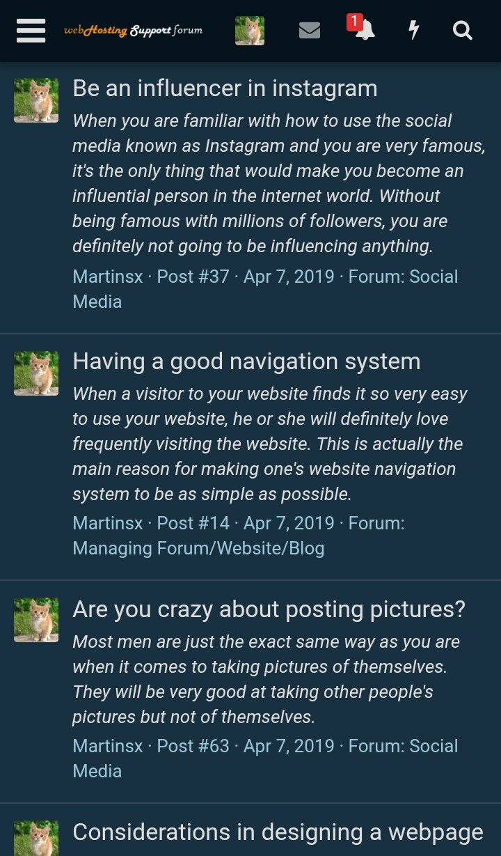 Offering the services to create high quality forum posts 
