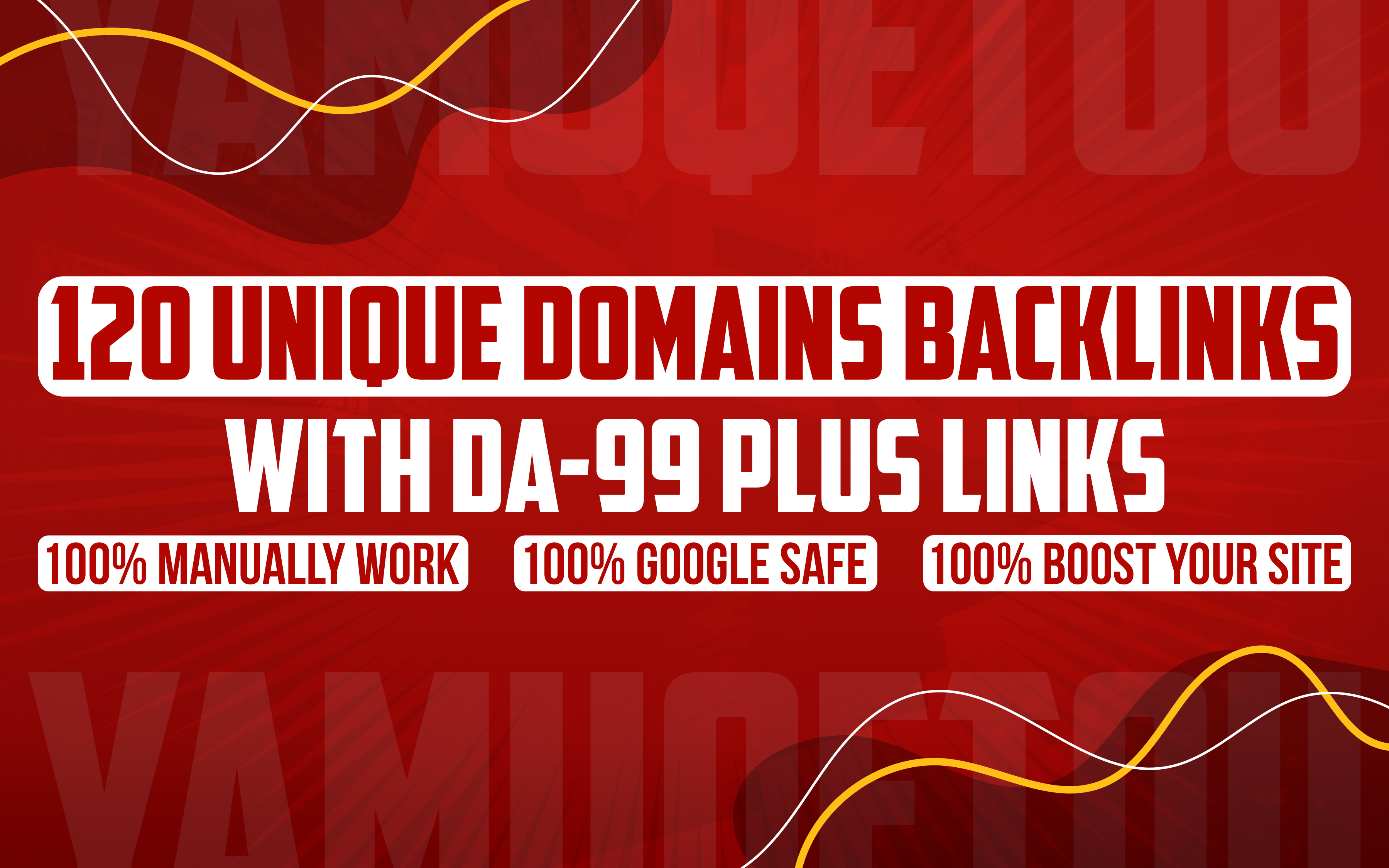 I Will Build 120 Unique Domain SEO Backlinks On High Da PA DR Sites