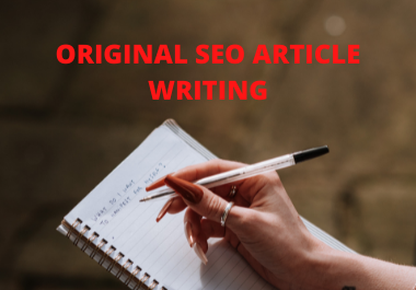 I Will Write an engaging 1000-word Original SEO Content For Your Website or Blog.