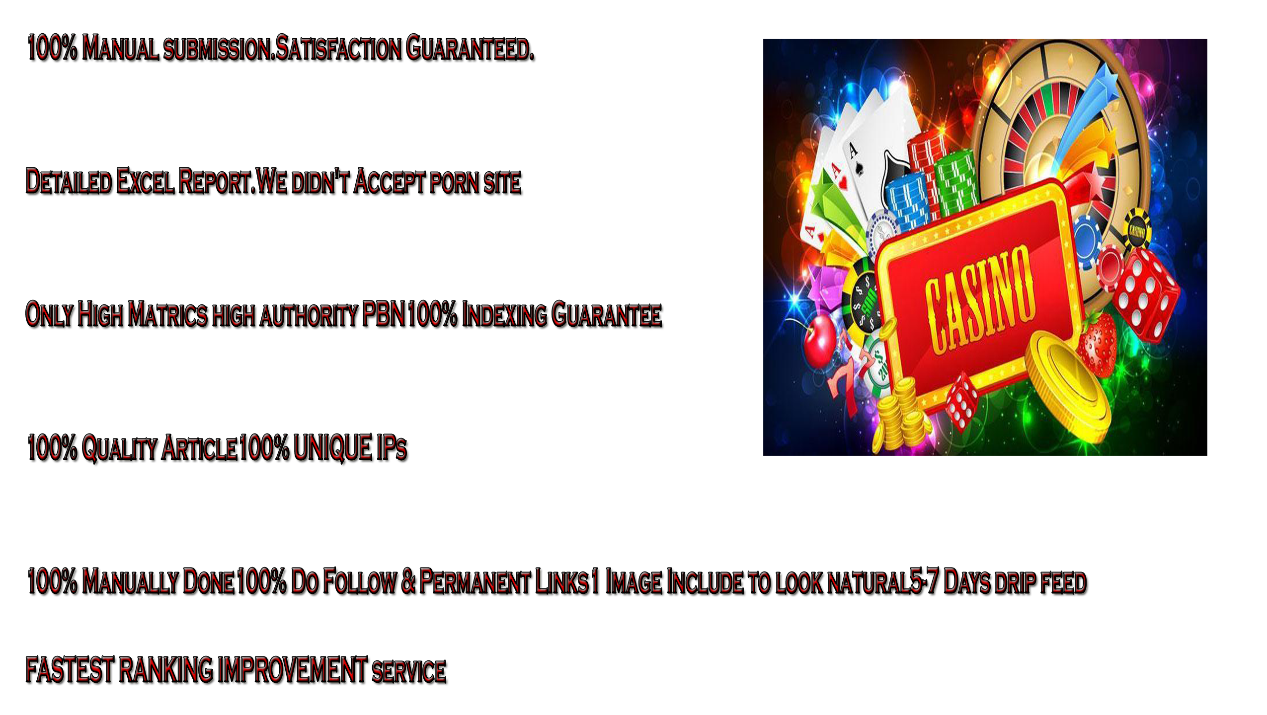 Boost Link with 155+PBNs (Unique Domains)Gambling, Poker, Judi, Casino, Related High DA websites