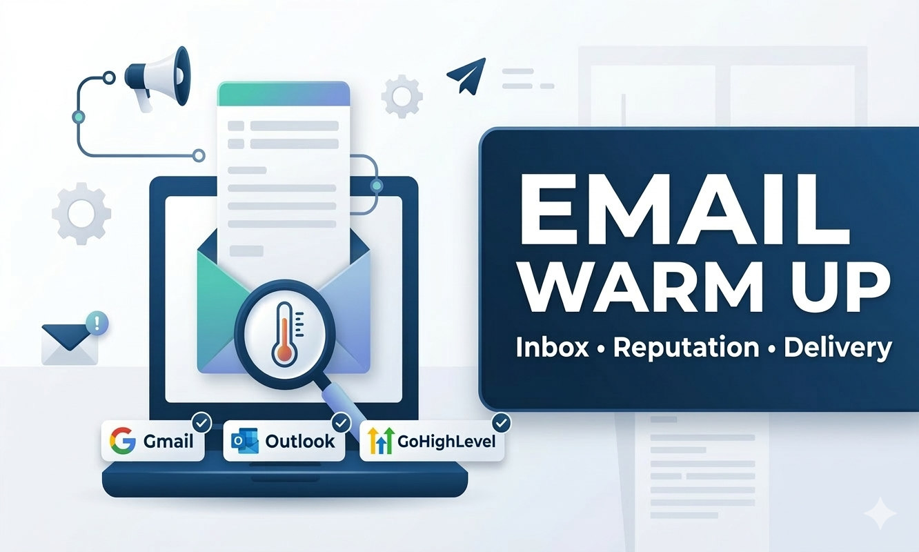 I will do email warm up and build domain reputation