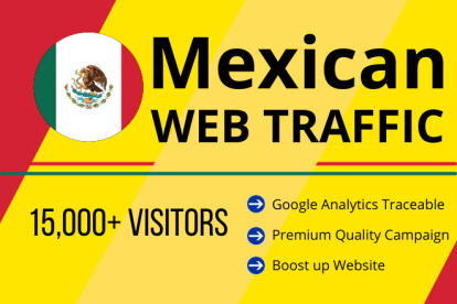 Drive Keyword targeted Mexican Web traffic Organic or...