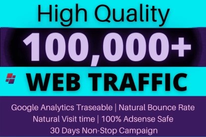 Drive premium quality web traffic to your website 30 ...