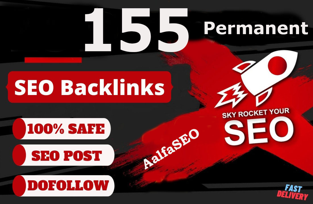 Manually Do 155 PR9 Permanent 70+DA Safe SEO Backlinks For Google rank