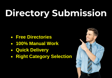 I will submit 100 High Authority Live Directory Submission