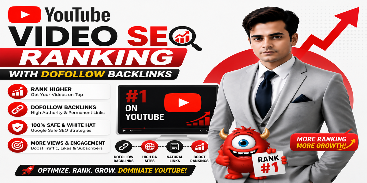 YouTube SEO Ranking with Authority Backlinks