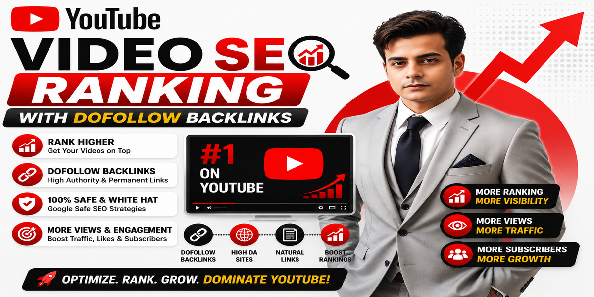 YouTube SEO Ranking with Authority Backlinks