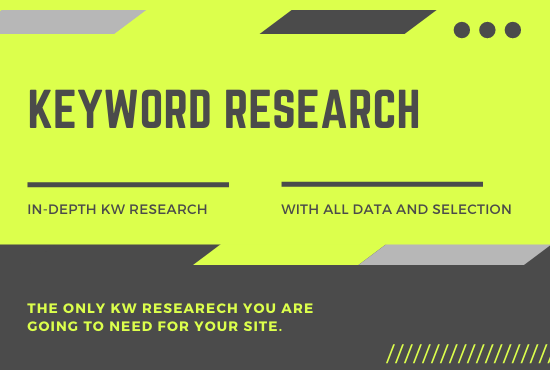 I will do detailed Keyword Research for your blog in your niche