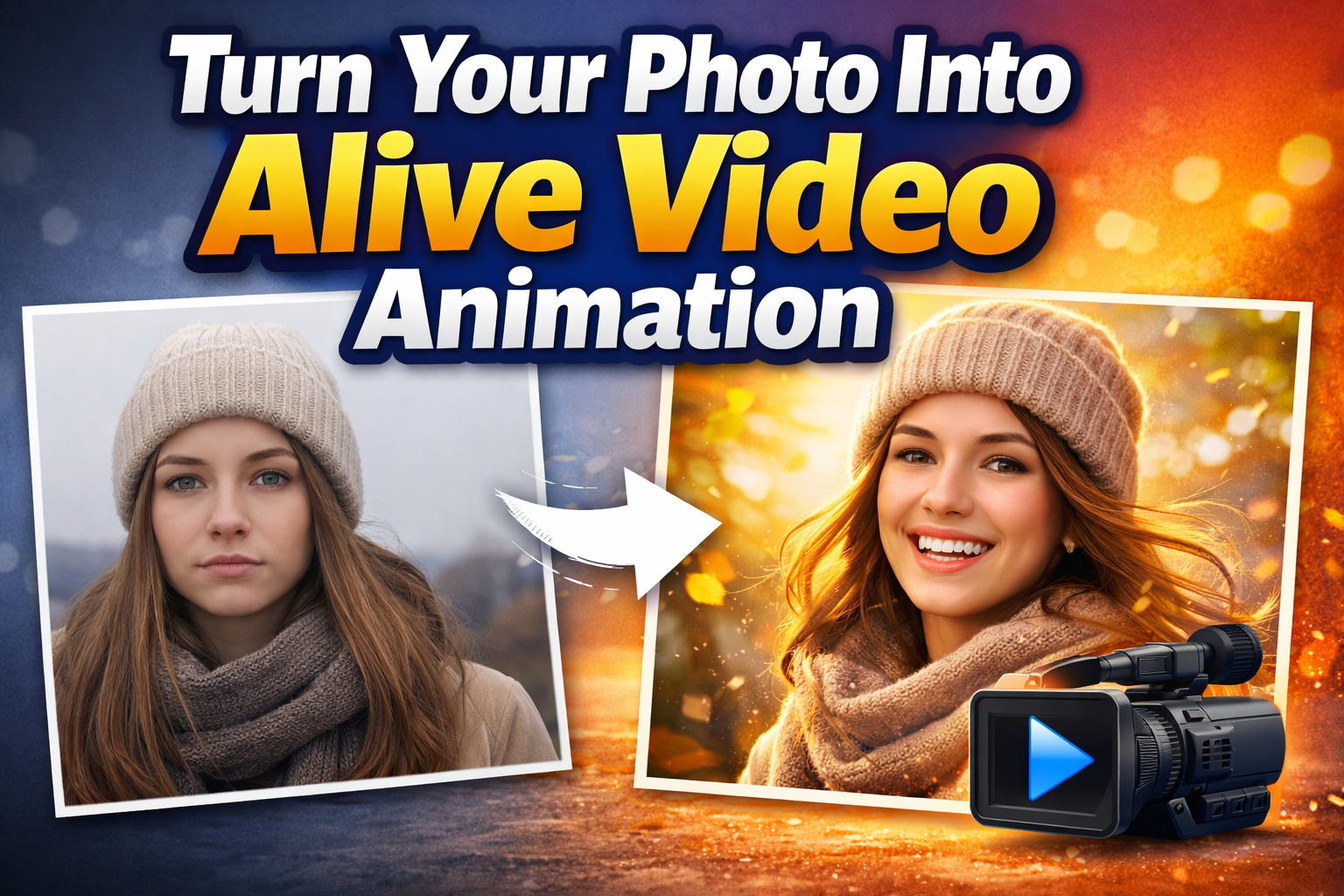I will turn your photo into a realistic alive video animation