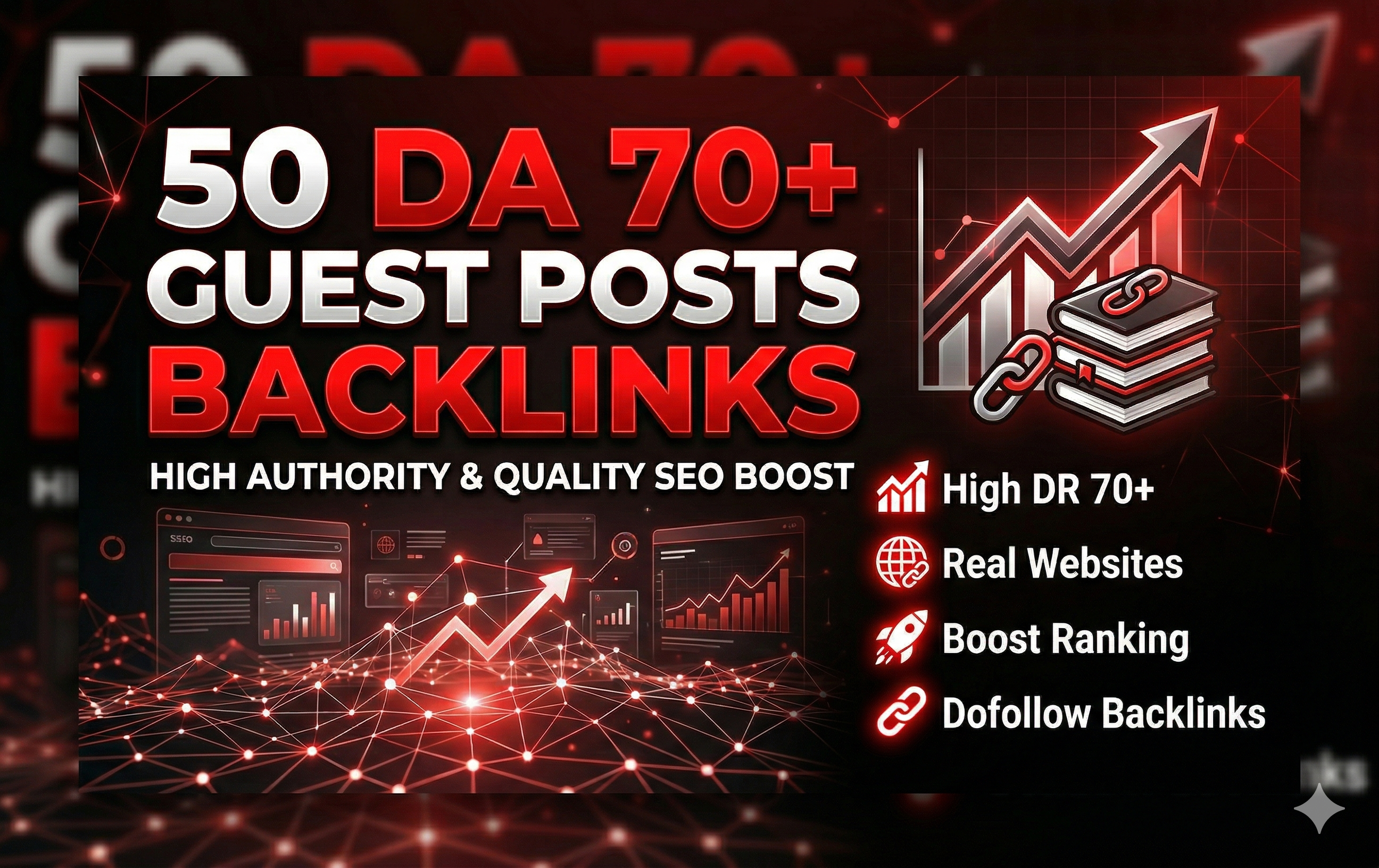 50 High-Quality DA 70+ Guest Posts Backlinks