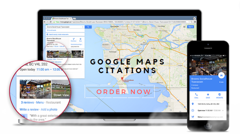 I will do 350 google maps citations for local busines...