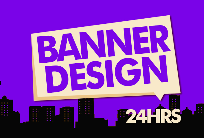I will design high quality banner