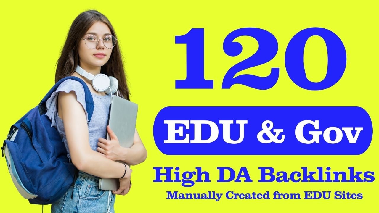 120 Premium EDU/GOV High Authority Manually Created White Hat University Domians