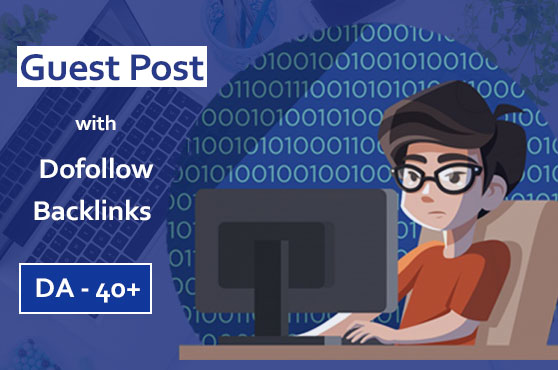 I will do guest post on 40 DA+ websites with traffic