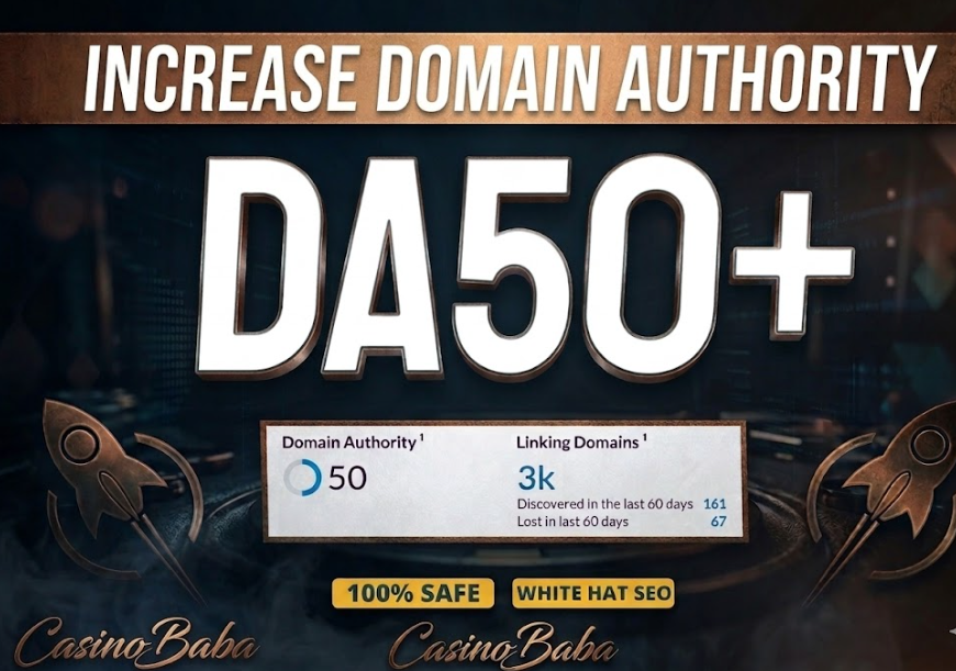 Increase Website DA to 50+ Using Quality Backlinks