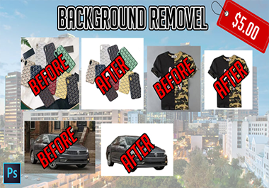  Remove/change background of up-to 3 images