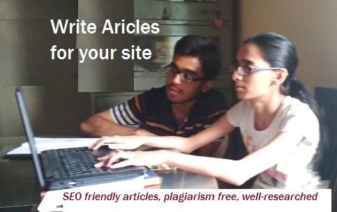 Write content, post articles on your website