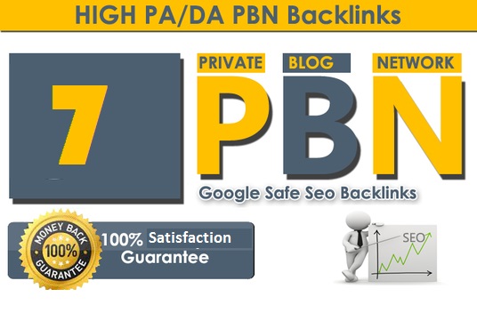 7 High Authority DA/PA PBN Backlinks
