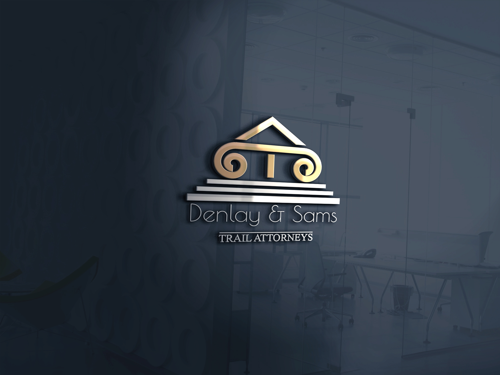 Design a minimalist Logo with mockups