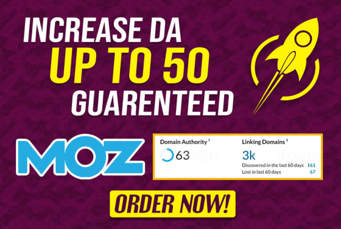 Increase Moz Domain Authority DA50+ of your Website in 20 days
