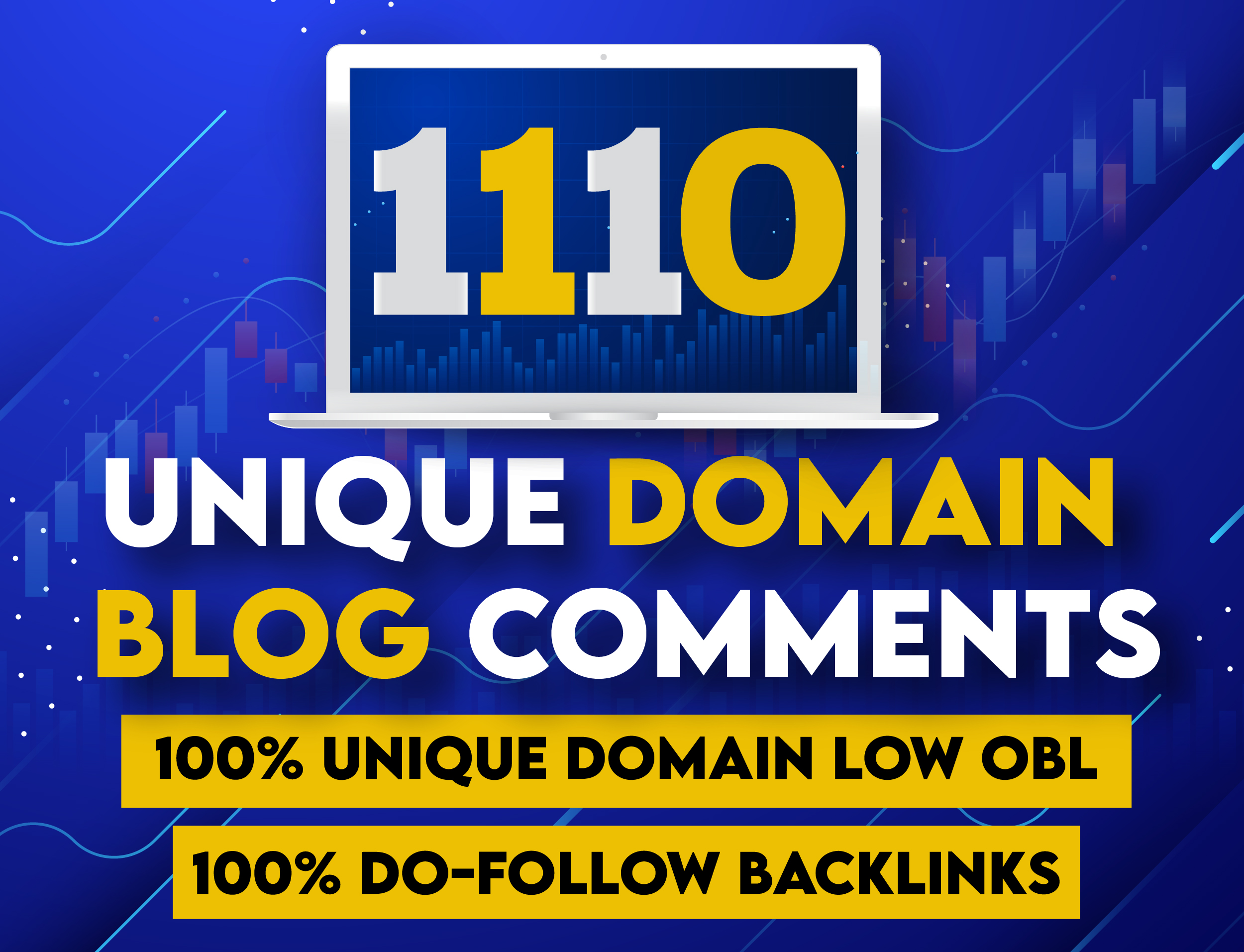 i will create 1110 unique domain dofollow blog comments backlinks with low obl high DA PA TF CF site