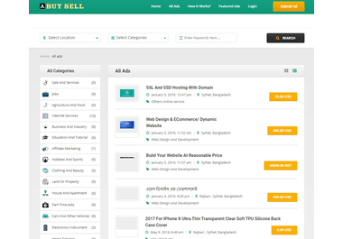 Buy Sell - Classified PHP script 