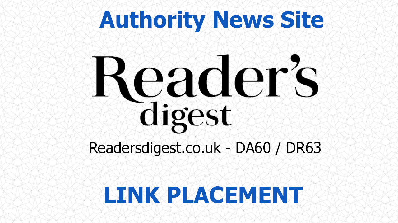 Arrange a link placement on Readers Digest - Readersd...