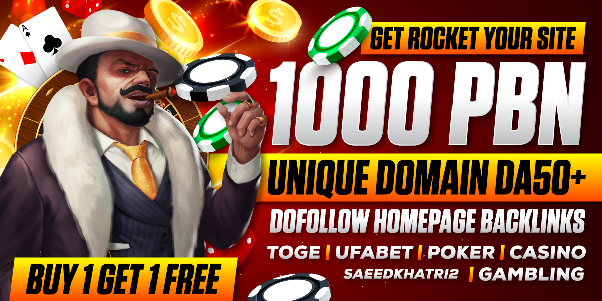 1000 Unique Domain Homepage Pbn DA 50+ Dofollow Backlinks Casino , Poker ,Gambling Buy 1 Get 1 Free 