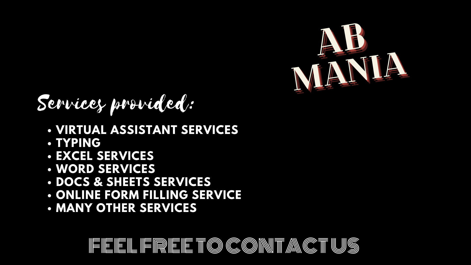 I will do any kind of Data Entry, Form Filling and m...