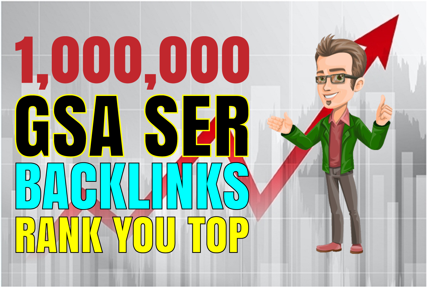 1M gsa, ser, quality, backlinks for seo