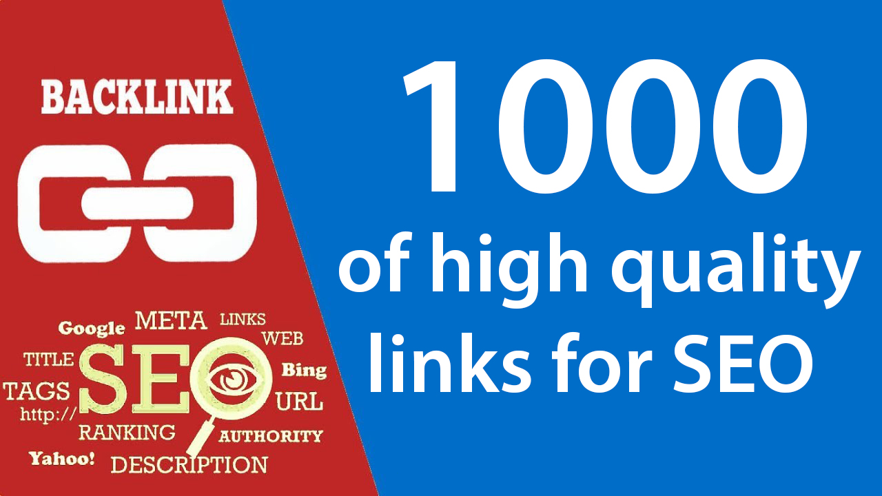 Create thousands of high quality links for SEO 
