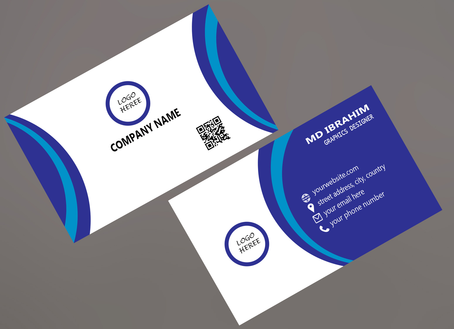 For a awesome business card design, contact with me