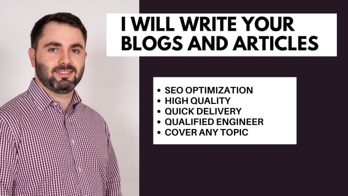 I will write 5 Unique Articles with each one having 1000+ words. 