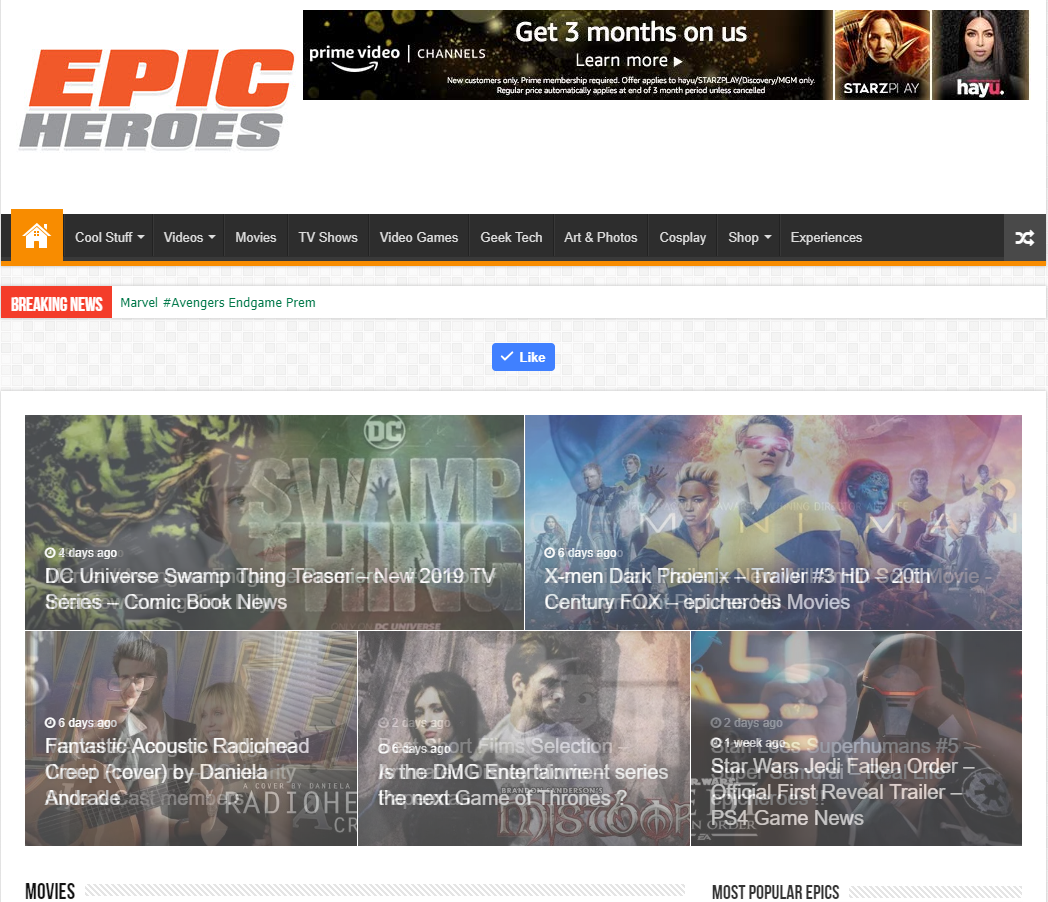 Publish A Dofollow Guest Post On UK Based Pop Culture Website PA 35 DA 36