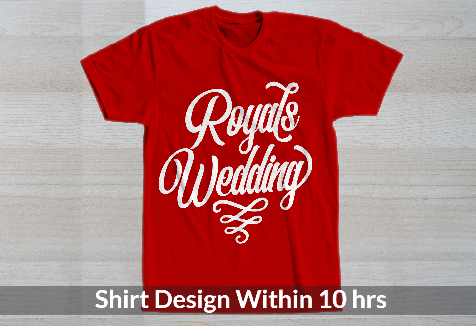 do custom unique typographic tshirt design