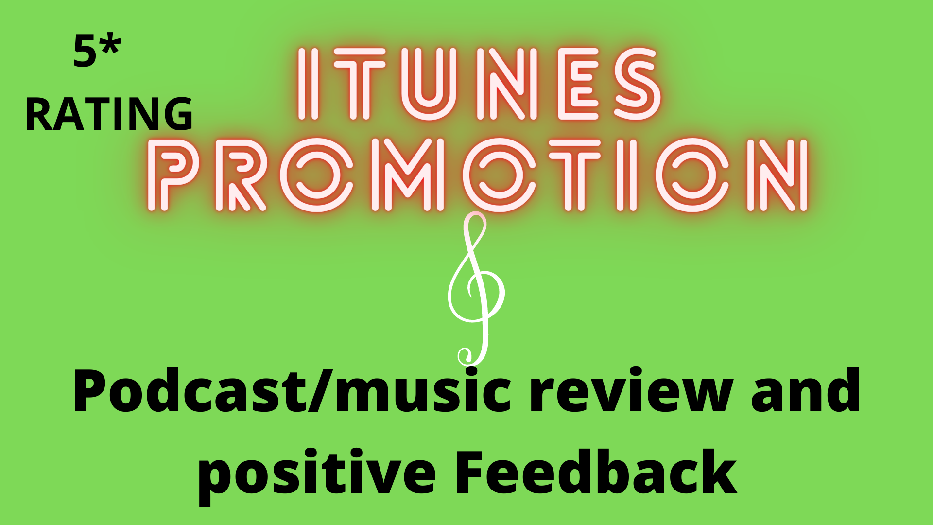 I will listen to your podcast on iTunes and give a positive feedback