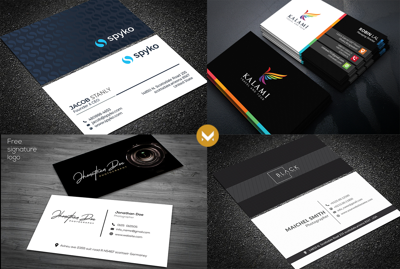 Design Amzing business card in 24 hr